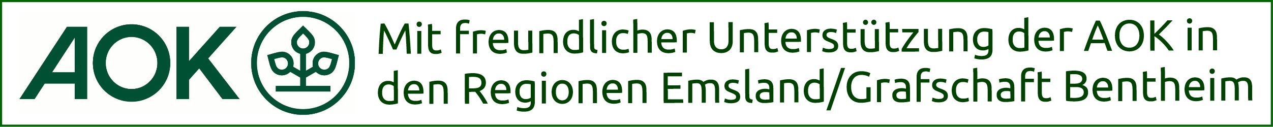 AOK Mit freundlicher Unterstützung