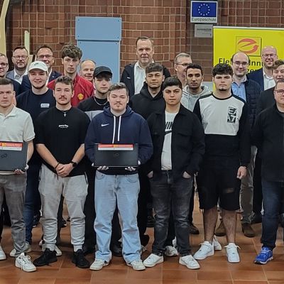Übergabe Notebooks Elektro-Innungen Meppen und Lingen