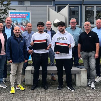 Übergabe Notebooks Elektro-Innungen Meppen und Lingen