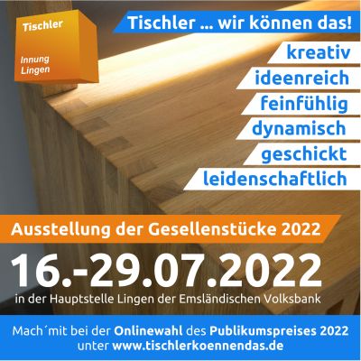 07 Tischler Lingen Ausstellungshinweis Logo