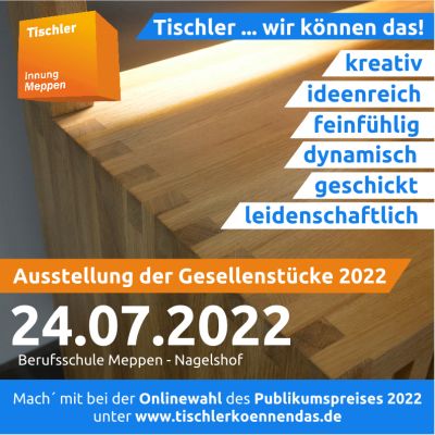 36 Tischler Lingen Ausstellungshinweis Logo